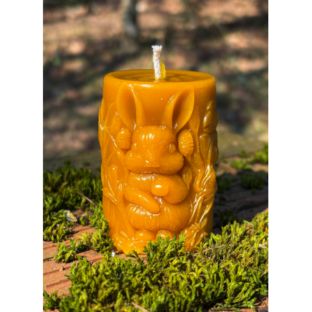 Świeca walec duża (królik)